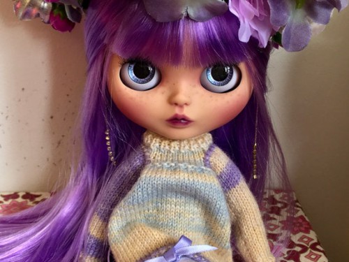 Custom Blythe Doll Factory OOAK â€œVerbenaâ€� by Dollypunk21 Plus Free set of hands! by Dollypunk21