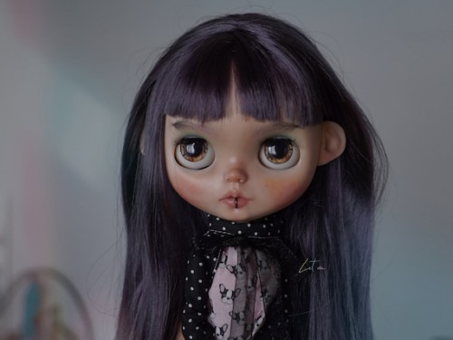 Adopted- Blythe Custom ooak doll – black hair by LeTVonDolls