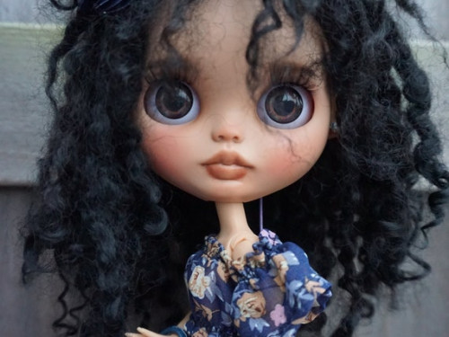 Blythe Doll, Custom, Doll, OOAK, Custom  doll, art doll, handmade, Christmas gift, mohair hair, collectable, Jasmine by BlythedollsbyDanidi