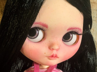 Blythe Custom Doll Ooak Lucy by Carolinarepaints