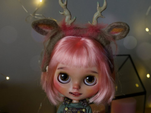 Blythe deer custom- Ooak deer doll by LeTVonDolls