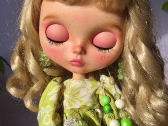 blythe doll ,custom blythe doll, blythe, custom blythe, home gifts for her, ooak doll, gift for her, gift for woman,art doll,home decor doll by Thingsbynur