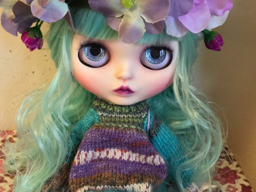Custom Blythe Doll Factory OOAK “Valerie”  by Dollypunk21