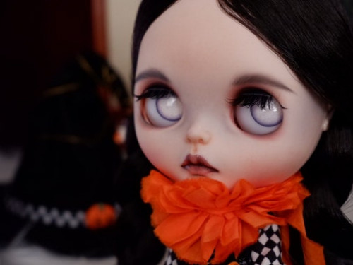 Wednesday Custom Blythe Doll by DreamGrooVeArt