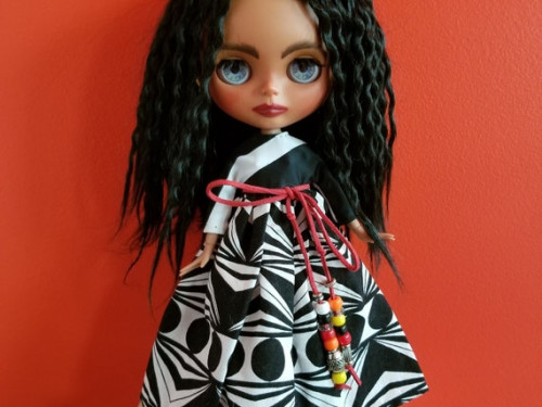 Ebele – OOAK Custom Blythe doll by DollsByLoona