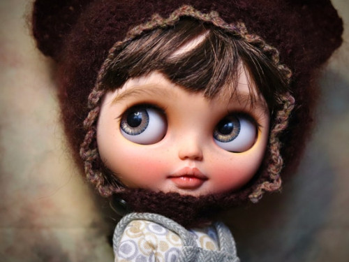 Bear Takara Blythe custom doll full set by SuokDolls