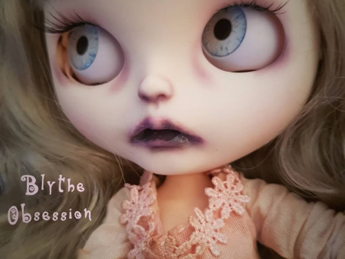 Customised blythe ghost doll by BlytheObsession
