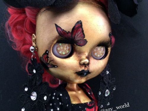 CHRYSALIS Blythe custom doll OOAK by AzyWorld