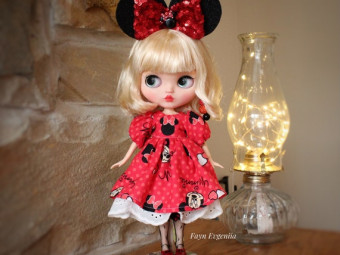 Custom Minnie Blythe doll by BlytheMadeWithLove