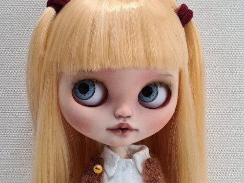 Custom Blythe Doll, Fatory Blythe doll, Blythe doll soft hair, Gift doll. by AniWorldDe