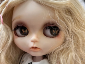 Custom Blythe magical witch blonde Doll by byTMO