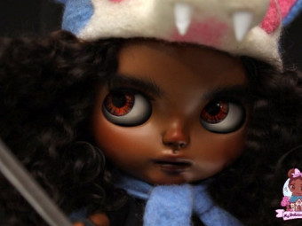 Wolf & Stalky Custom Blythe Doll by MyDeliciousBliss