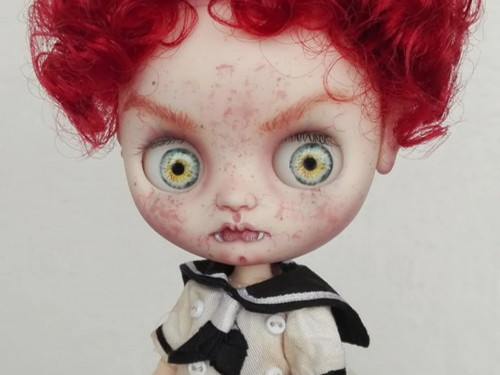 XANDER Vampire boy Middie Blythe custom doll by AntiqueShopDolls