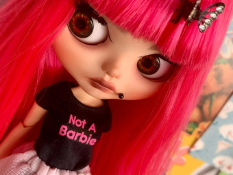Custom “Binnie Not Barbie” Blythe Doll by ConfettiDollGirl