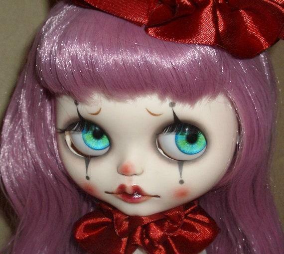 Adorable Clown Blythe doll Factory Custom by ReMiDolls - DollyCustom