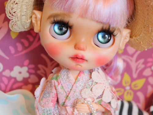 blythe doll custom TAKARA Sweet Bubbly Bear by rim83