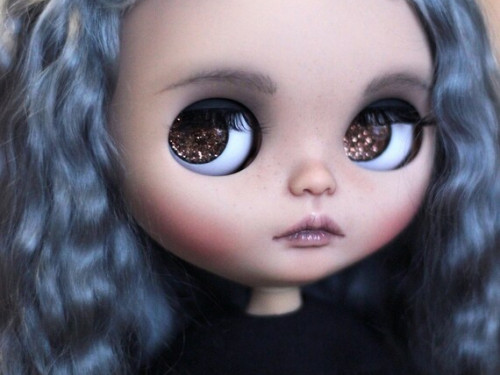 SOLD. Custom Blythe doll with natural hair  (TBL) by KatiBlythe