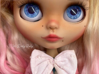 Blythe doll OOAK mohair Blythe doll by MissDollyLolly