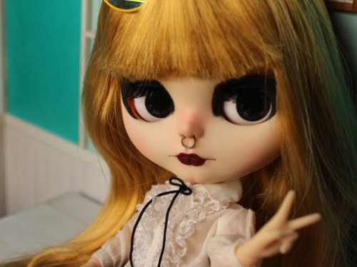 OOAK Custom Blythe doll by MaPetiteMademoizelle