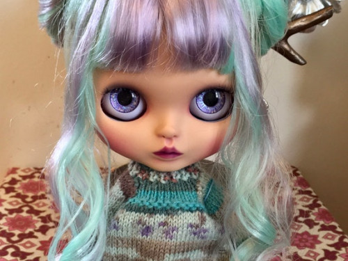 Custom Blythe Doll Factory OOAK â€œAnemoneâ€� by Dollypunk21