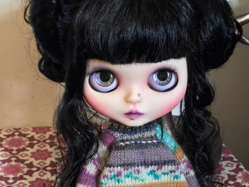 Custom Blythe Doll Factory Jezebel by Dollypunk21