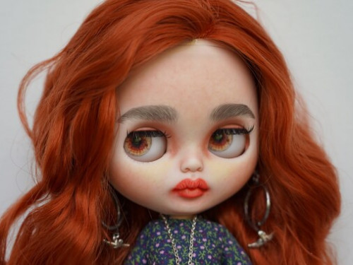 Ooak blythe doll "Jane Copper" by Matups