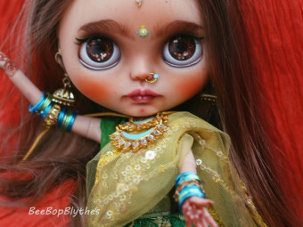 Meera- Custom OOAK Blythe doll by BeeBopBlythes