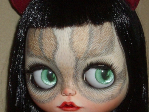 Blythe Custom Doll OOAK "Kitty Cat"  by ReMiDolls