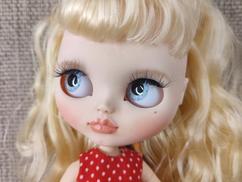 Blythe doll, Custom Blythe doll, OOAK, blonde hair by dollbyNoris
