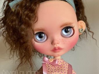 Blythe custom doll reroot by DreamingBlytheIT