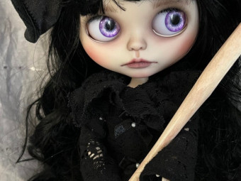 Blythe doll custom witch by SeasideGirls