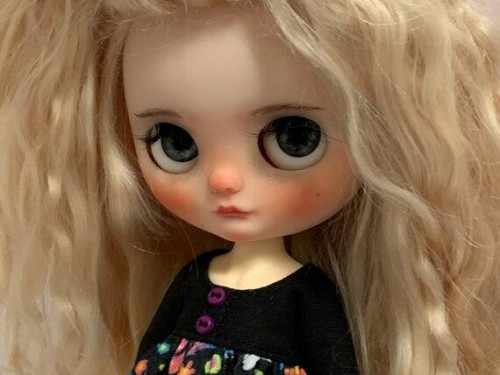 Custom Middie Blythe Milly Ooak Doll by LovelyBlytheDoll