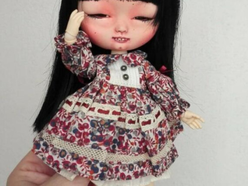 XIU XIU Asian girl Middie Blythe custom doll by AntiqueShopDolls