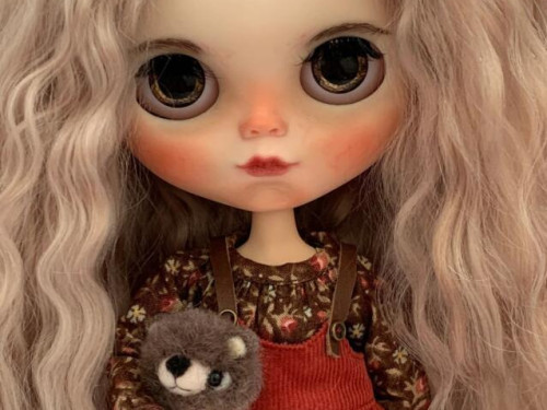 Custom Blythe Doll Lilou Ooak Doll by LovelyBlytheDoll