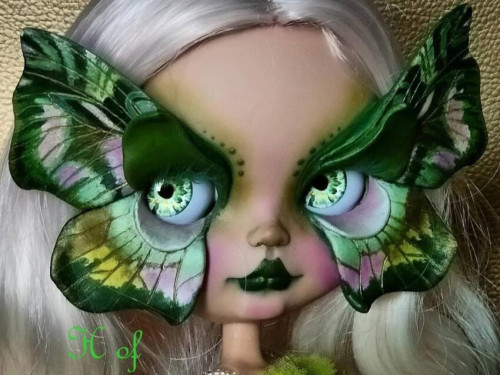 Peridot the Moth Girl by HOfMurdockknitwear