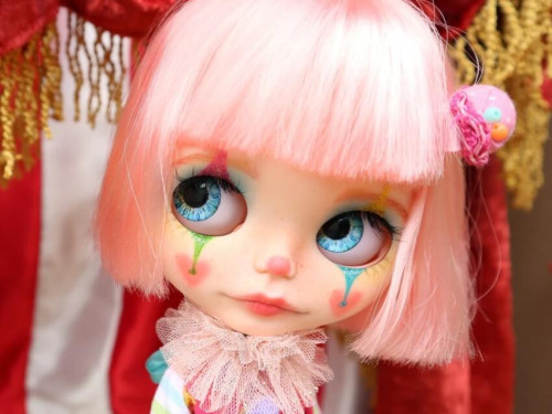 Sweety – Blythe Clown custom doll custom by FreedomValentina