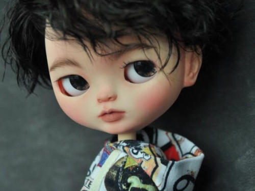Custom Boy Blythe Doll by Cibunavi