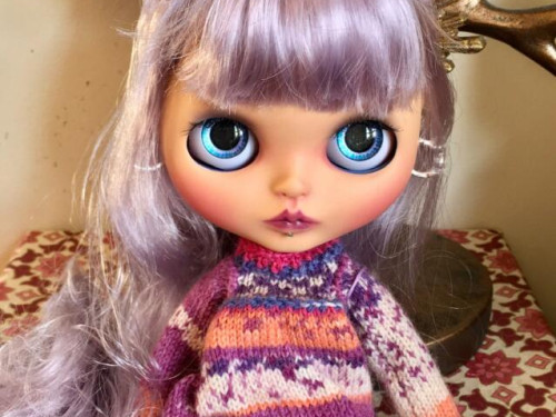 Custom Blythe Doll Factory OOAK â€œJustineâ€� by Dollypunk21