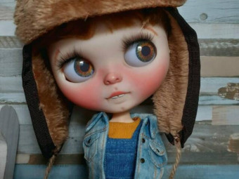 Blythe boy doll custom by MinniAnnaDolls