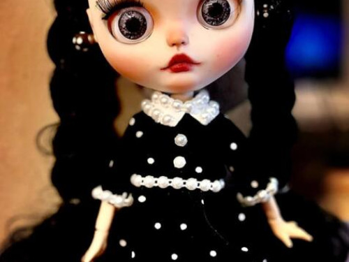 Custom Blythe Doll Wednesday by DollsByTzetzka