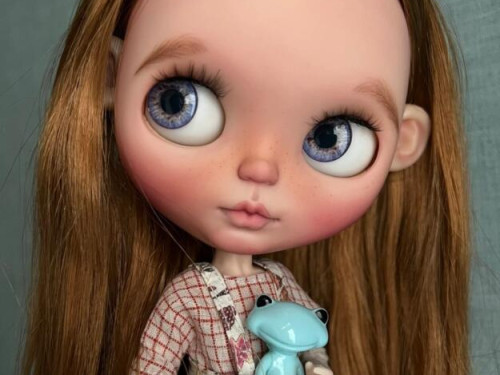 Adorable Aubrey custom Blythe doll by MyDolliesBakery