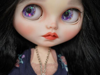 Witch Violet ooak blythe doll by Matups