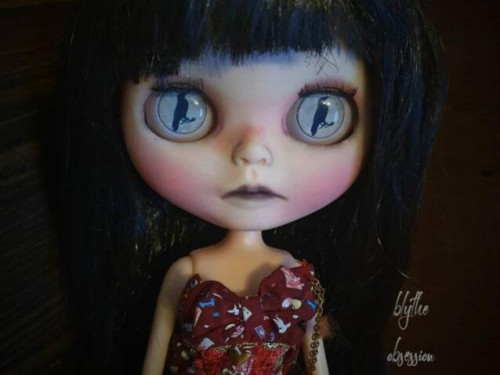 Customised blythe doll – Juno by Wednesdayschilduk