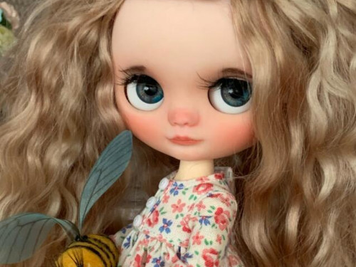 Custom Middie Blythe Doll Clara Ooak by LovelyBlytheDoll