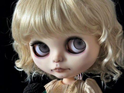 Lana Blythe Custom Doll Gothic Ghost by Carolinarepaints