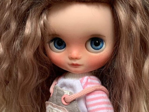 Custom Middie Blythe Doll Anni Doll by LovelyBlytheDoll