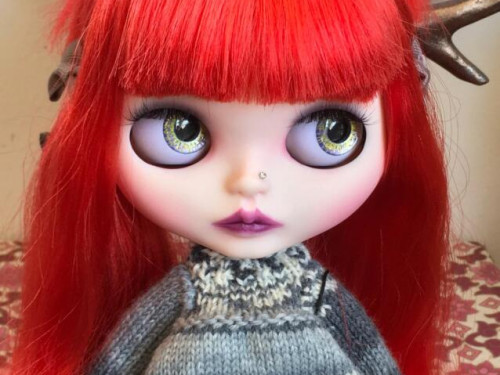 Custom Blythe Doll Factory OOAK “Astrid” by Dollypunk21