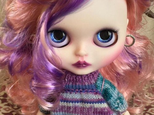 Custom Blythe Doll Factory OOAK “Mae” by Dollypunk21