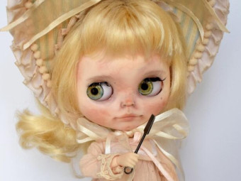 Custom Blythe Doll "Little Bo Peep" by BlackribbonBlythes