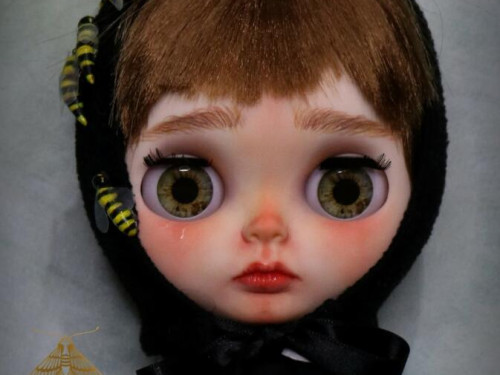 Blythe custom doll by MyGhostsInside